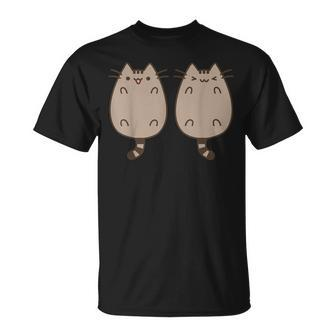 Valentines Day Couples Cat Kitty Kitten Cat Lover T-Shirt - Seseable