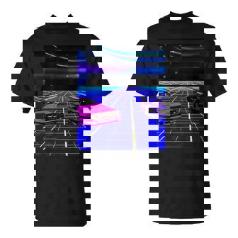 Vaporwave Car Synthwave City Vaporwave Aesthetic V2 T-shirt - Thegiftio