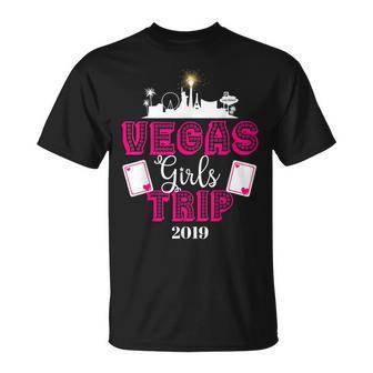 Vegas Girls Trip 2019 Matching Squad Vacation Bachelorette Unisex T-Shirt | Mazezy