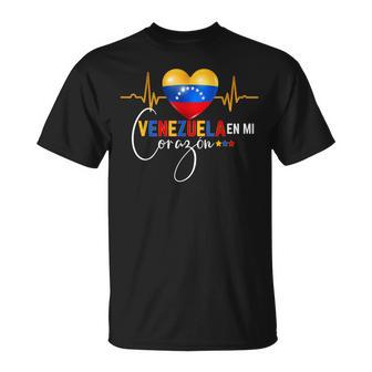 Venezuela En El Corazon Venezuelan Pride T-Shirt - Seseable
