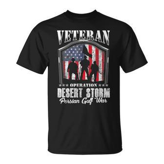 Veteran Operation Desert Storm Persian Gulf War T-Shirt - Seseable