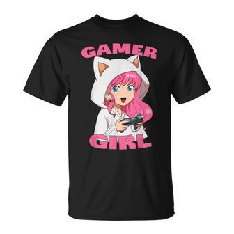 Video Games Gaming Gamer Girl Unisex T-Shirt | Mazezy