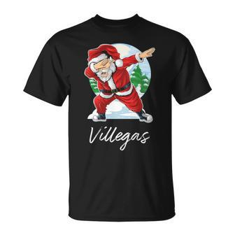 Villegas Name Gift Santa Villegas Unisex T-Shirt - Seseable