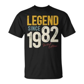 Vintage 1982 40. Geburtstag T-Shirt für Männer und Frauen - Seseable
