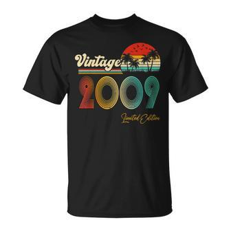 Vintage 2009 14Th Birthday 14 Years Old Limited Edition T-shirt - Thegiftio UK