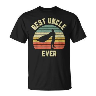 Vintage Best Uncle Ever  Superhero Fun Uncle Gift Idea Gift For Mens Unisex T-Shirt