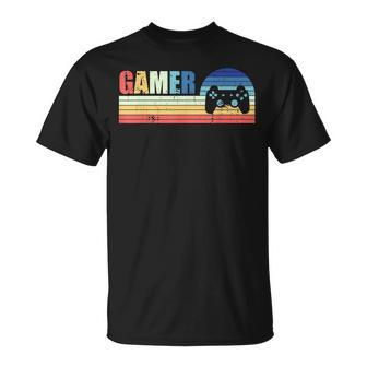 Vintage Gaming Video Games Gaming For Boys Men Unisex T-Shirt | Mazezy