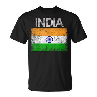 Vintage India Indian Flag Pride T-Shirt - Seseable