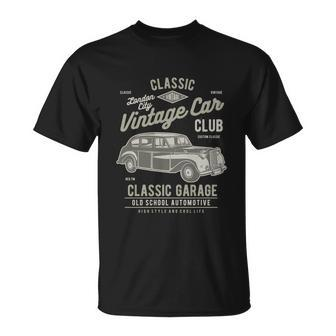 Vintage London Car Unisex T-Shirt - Monsterry AU