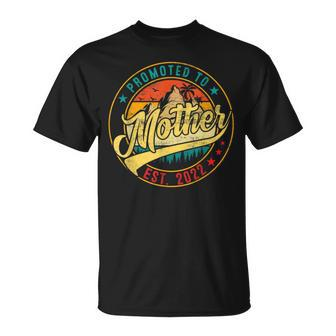Vintage Promoted To Mother 2022 Mothers Day New Mom Grandma T Unisex T-Shirt