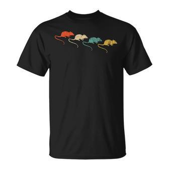 Vintage Retro T-Shirt für Ratten Liebhaber, Maus & Nager Besitzer - Seseable
