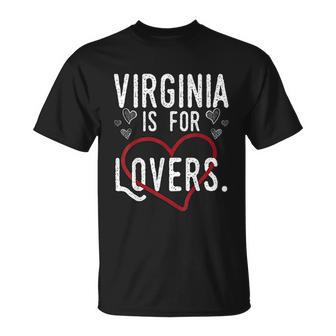 Virginia Lovers Cool Virginia Is For Lovers T-shirt - Thegiftio UK