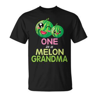 Watermelons Dance Together Happy Day One In A Melon Grandma Unisex T-Shirt | Mazezy