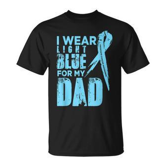 I Wear Light Blue For My Dad Prostate Cancer T-shirt - Thegiftio UK