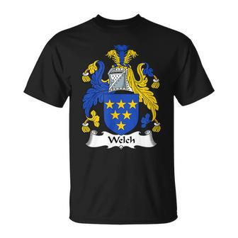 Welch Coat Of Arms Crest T-shirt - Thegiftio UK