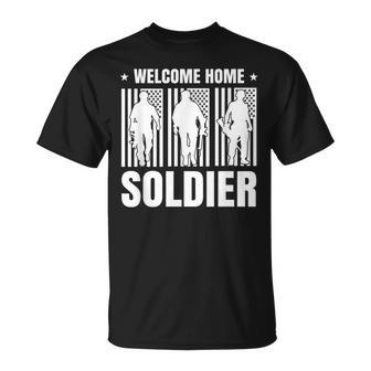 Welcome Home Soldier - Usa Warrior Hero Military T-shirt - Seseable