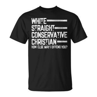 White Straight Conservative Christian Patriotic Christianity T-shirt - Thegiftio