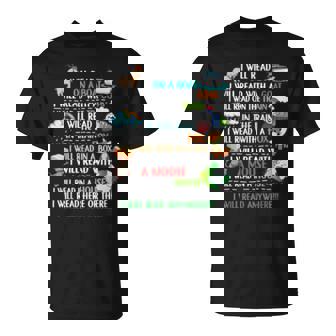 I Will Read Books On A Boat & Everywhere Reading Book T-Shirt | Seseable CA