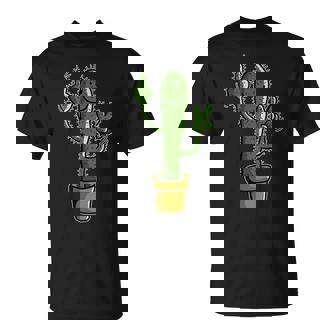 Witziges Stinkefinger Kaktus I Humor T-Shirt - Seseable