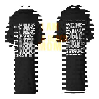 Womens Im A Black Mom African American Mothers Day Unisex T-Shirt - Monsterry