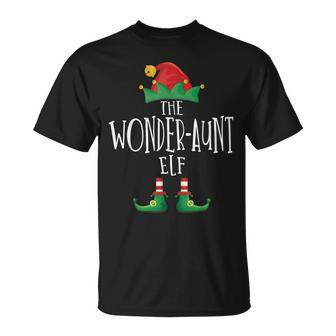 Wonder-Aunt Elf Familie Passender Pyjama Weihnachten Elf T-Shirt - Seseable