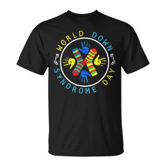 World Down Syndrome Day Awareness Socks T21 March 21 Gifts Unisex T-Shirt | Mazezy