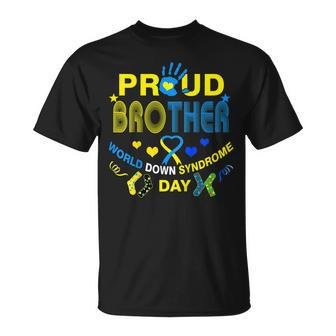 World Down Syndrome Day Brother T Shirt - Awareness March 21 Unisex T-Shirt | Mazezy