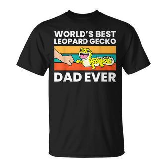 Worlds Best Leopard Gecko Dad Ever Unisex T-Shirt