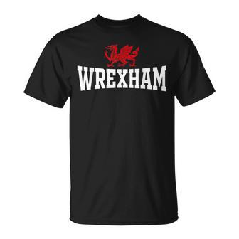 Wrexham Wales Red Dragon Wrecsam T-shirt - Thegiftio UK