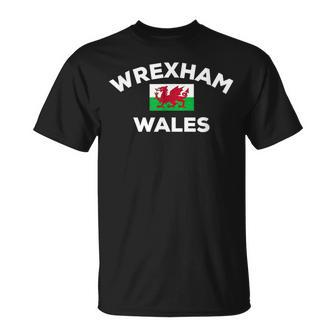 Wrexham Wales Welsh Flag City T-shirt - Thegiftio UK