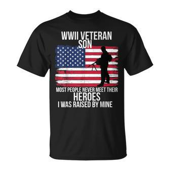 Wwii Veteran Son Most People Never Meet Their Heroes Usa T-shirt - Seseable