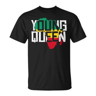 Young Queen African Young Queen T-shirt - Thegiftio UK
