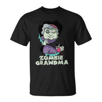 Zombie Grandma Family Halloween Costume Unisex T-Shirt | Mazezy