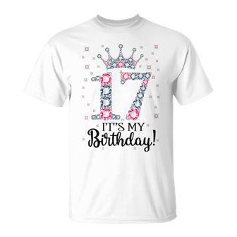 17 Its My Birthday 2005 17Th Bday For N Girls T-shirt - Thegiftio UK
