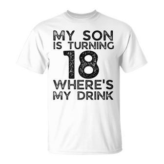 18Th Birthday For Dad Mom 18 Year Old Son Family Squad T-Shirt - Seseable