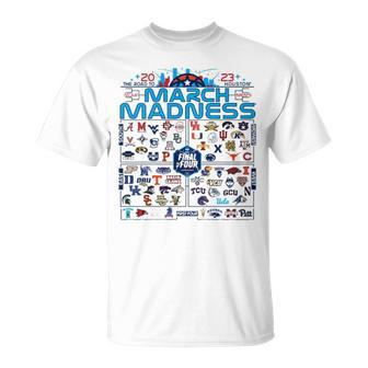 2023 Men’S Basketball March Madness Field Of 68 Group Unisex T-Shirt | Mazezy UK