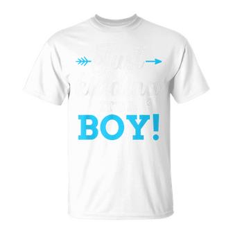Funny Gender Reveal Kidding Its A Boy Baby Party  Unisex T-Shirt