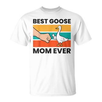 Cute Goose Best Goose Mom Ever Unisex T-Shirt
