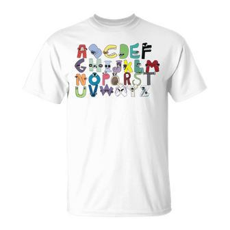 Alphabet Lore Letters A To Z Custom Boys Alphabet Lore T-shirt - Thegiftio UK