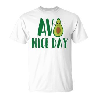 Avo Nice Day Avocado T-shirt - Seseable