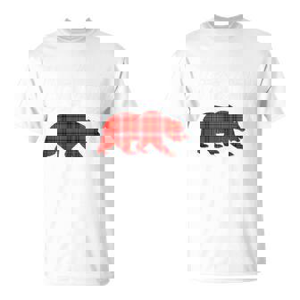 Baby Bear Plaid Mama Bear Papa Bear Baby Bear T-shirt - Thegiftio