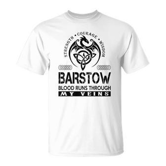 Barstow Blood Runs Through My Veins Unisex T-Shirt | Seseable UK
