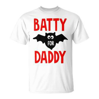 Batty For Daddy Halloween Unisex T-Shirt | Mazezy CA