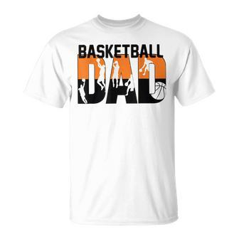 Mens Best Dad Ever Basketball Fathers Day T-shirt - Seseable