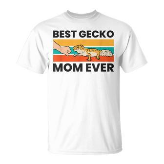 Best Gecko Mom Ever Lizard Leopard Gecko Unisex T-Shirt - Seseable