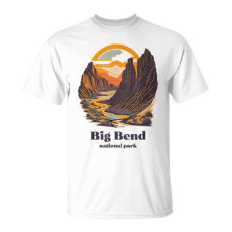 Big Bend National Park Texas Cool Vintage Style Unisex T-Shirt | Mazezy