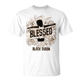 Blessed Black Queen Proud African American Melanin T-shirt - Thegiftio UK