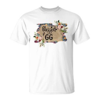 Blessed Gg Funny Grandma T Gift For Womens Unisex T-Shirt | Mazezy