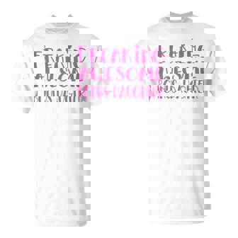 Bonus Daughter Pink Freaking Awesome Love My Bonus Daughter T-shirt - Thegiftio