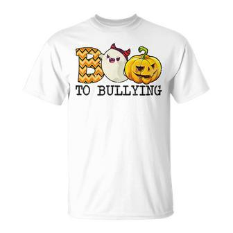Boo Anti Bullying Halloween Orange Unity Day Boy Girls T-shirt - Thegiftio UK